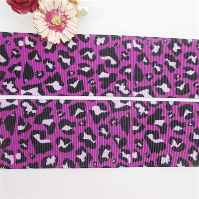 1.5" 38mm heat transfer Grosgrain ribbon purple
