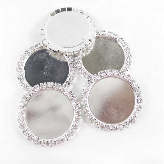 inside:1" 25mm rhinestone center diamond cameos diamond cameos(25pcs/pack)