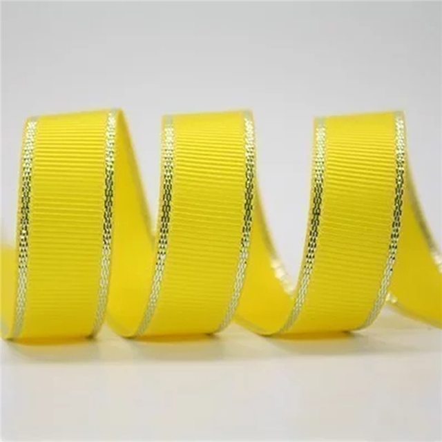 1.5" 38mm silver GROSGRAIN silver ribbon 645 daffodil silver ribbon,5yard