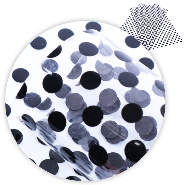 synthetic leather transparency point synthetic leather 20*33cm(7.9*13