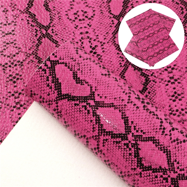 synthetic leather pearlite membrane serpentine synthetic leather 20*33cm(7.9*13