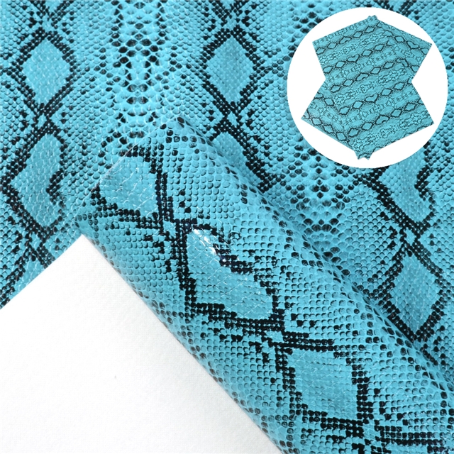 synthetic leather pearlite membrane serpentine synthetic leather 20*33cm(7.9*13