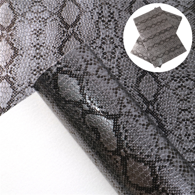 synthetic leather pearlite membrane serpentine synthetic leather 20*33cm(7.9*13