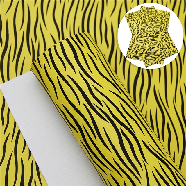 synthetic leather zebra pattern synthetic leather 20*33cm(7.9*13