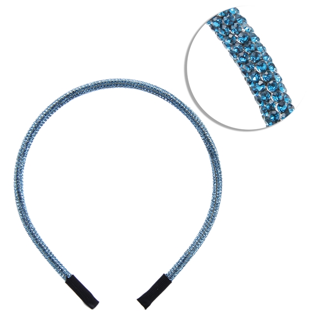 Full drill headband blue