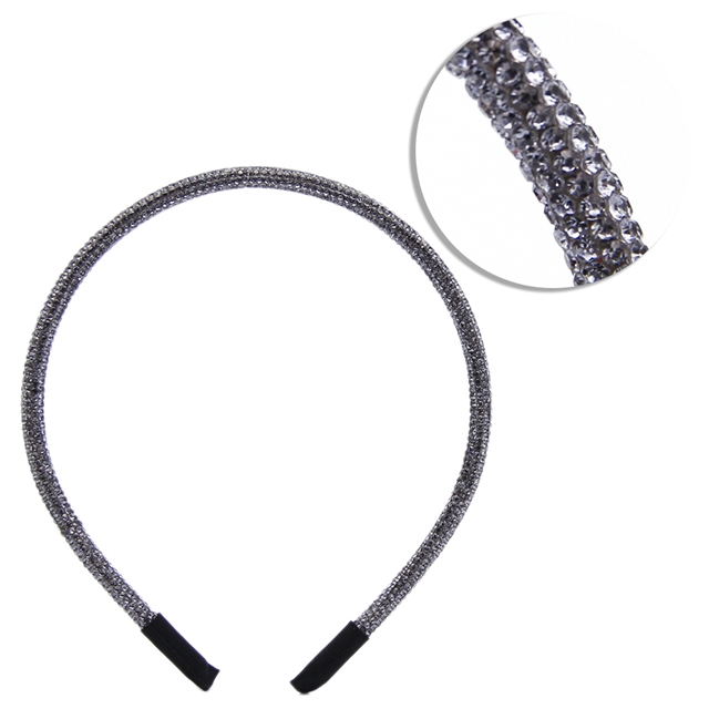 Full drill headband dark gray
