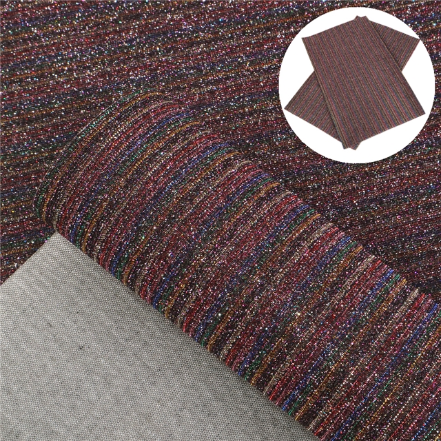 glitter synthetic leather multicolour silk screen synthetic leather 20*33cm(7.9*13