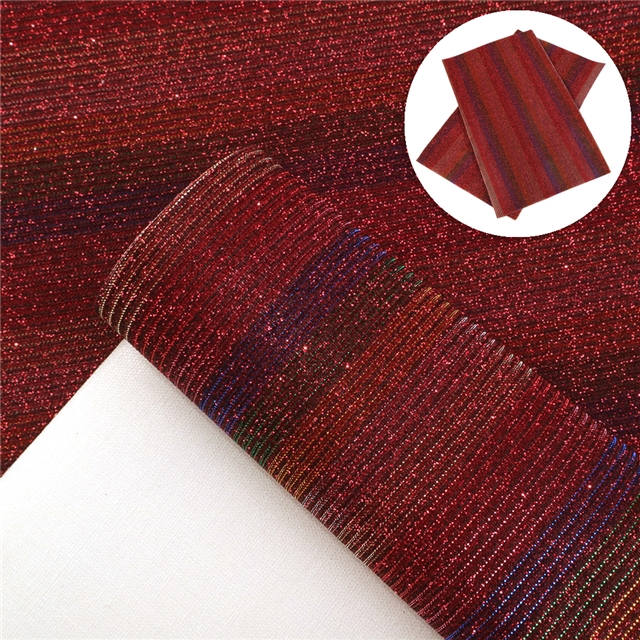 glitter synthetic leather multicolour silk screen synthetic leather 20*33cm(7.9*13