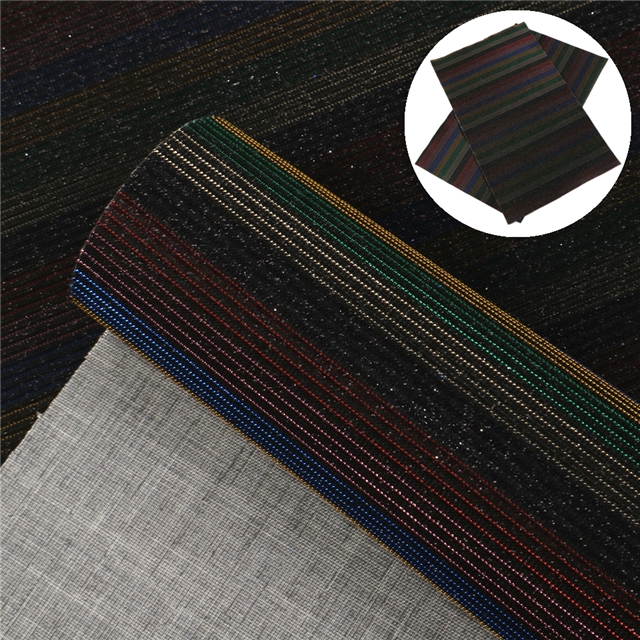 glitter synthetic leather multicolour silk screen synthetic leather 20*33cm(7.9*13