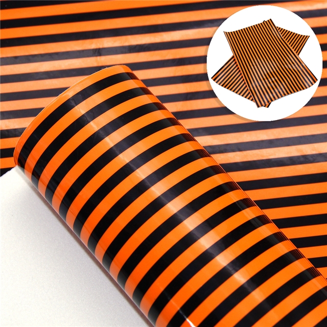 synthetic leather stripe smooth surface fluorescence synthetic leather 30*140cm(11.8*55.1