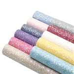big small sequins mixed synthetic leather