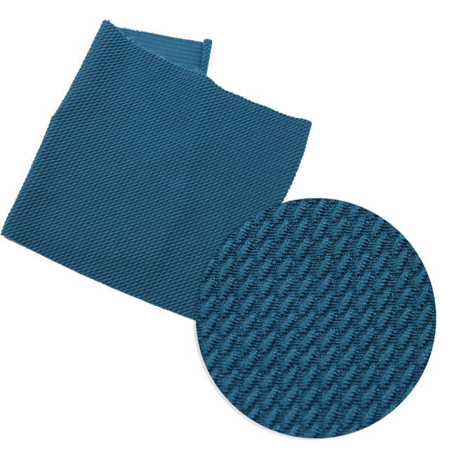 95% polyester 5% spandex 230g bullet Textured Liverpool Fabric 24#,peacock blue,20*33cm(7.9*13