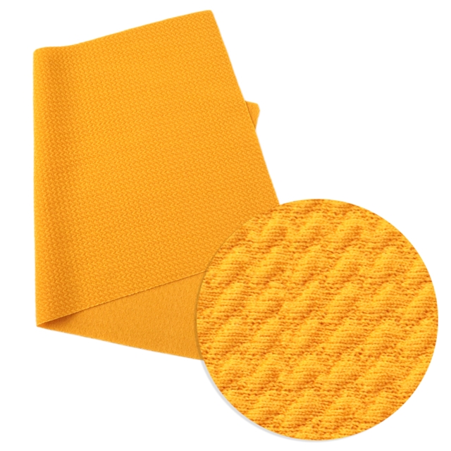95% polyester 5% spandex 230g bullet Textured Liverpool Fabric 3#,ginger yellow,20*33cm(7.9*13