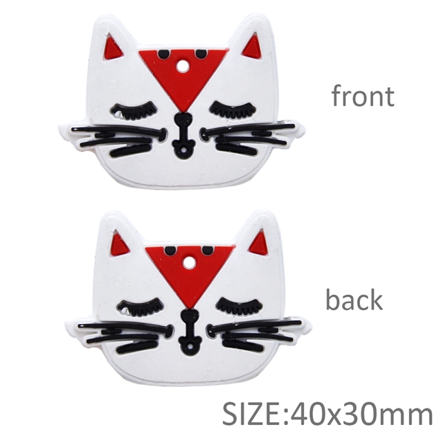 PVC cat pvc soft glue （with hole） 5#