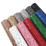 glitter star Sequins synthetic leather