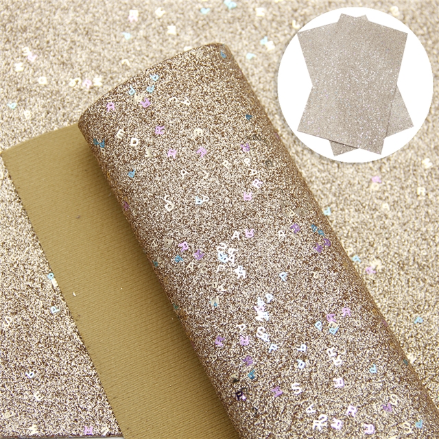 fine glitter sequins synthetic leather fine glitter letters sequins synthetic leather 20*33cm(7.9*13