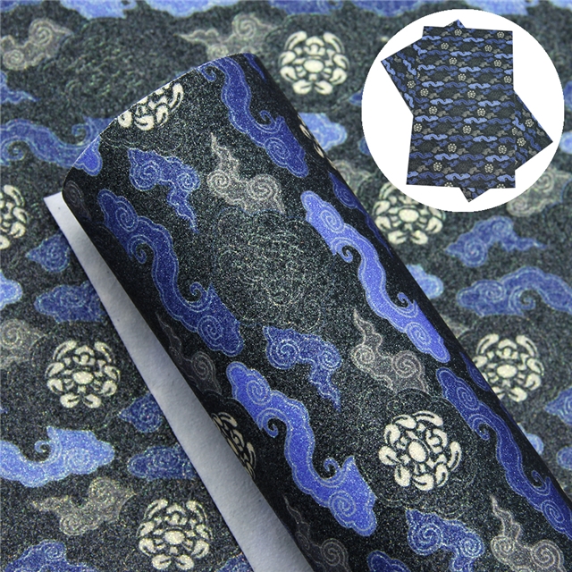 Fine Grain Metallic Glitter synthetic leather fine glitter synthetic leather 20*33cm(7.9*13