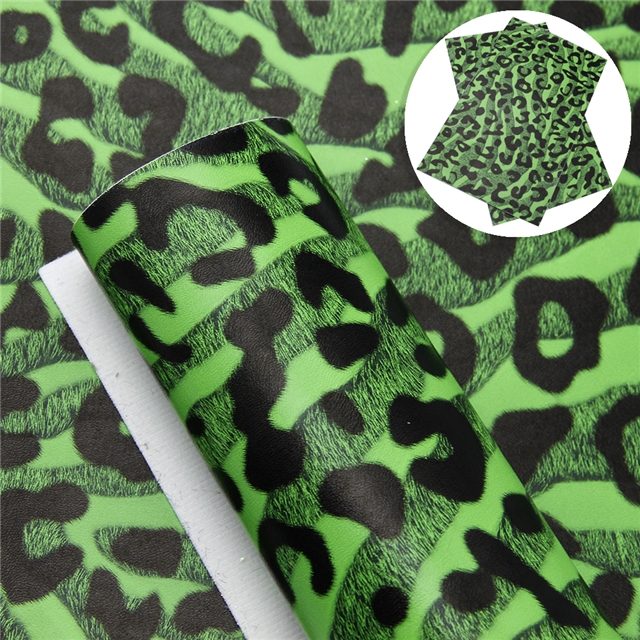 synthetic leather leopard print synthetic leather 20*33cm(7.9*13
