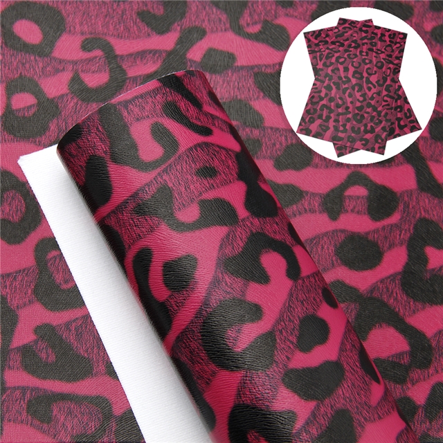 synthetic leather leopard print synthetic leather 20*33cm(7.9*13