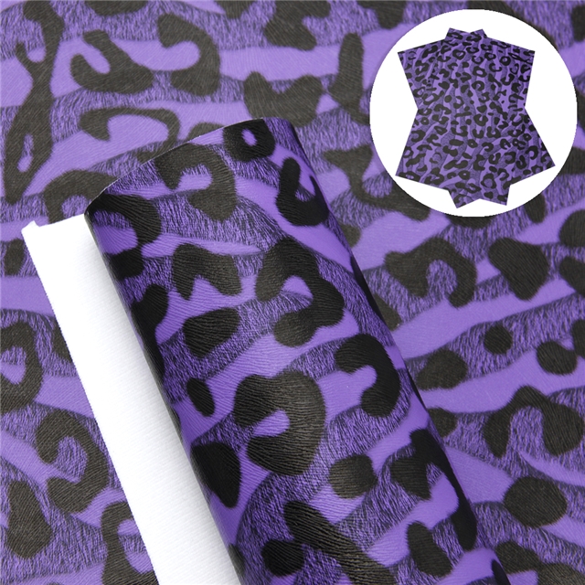 synthetic leather leopard print synthetic leather 20*33cm(7.9*13