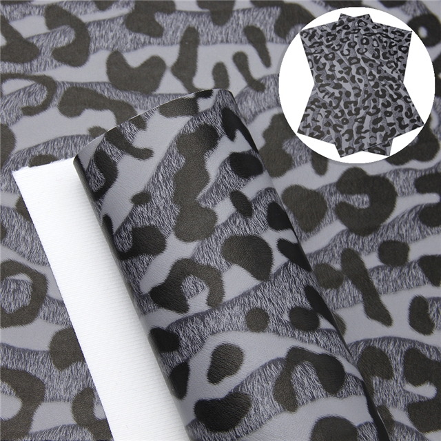 synthetic leather leopard print synthetic leather 20*33cm(7.9*13