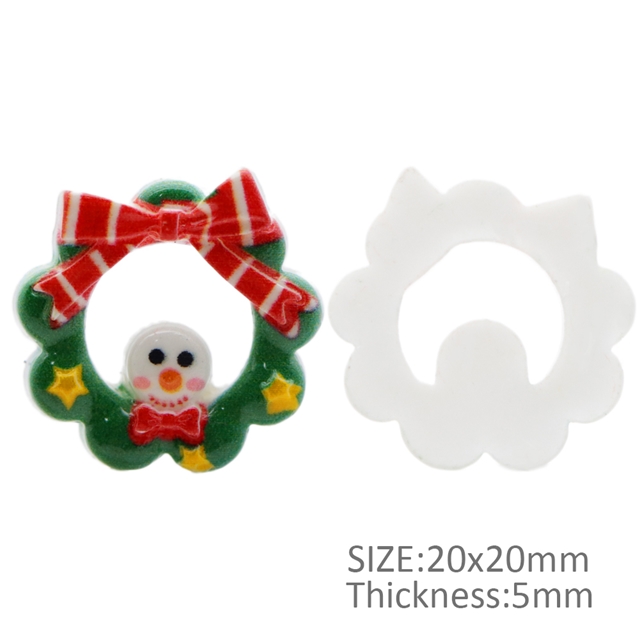 christmas 3d resin wreath