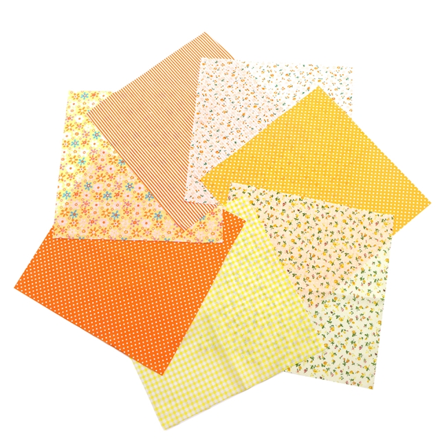 cotton Cotton rag set（7styles /set） yellow 25*25cm(9.8*9.8