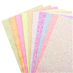 chunky glitter synthetic leather set（10pcs/set）