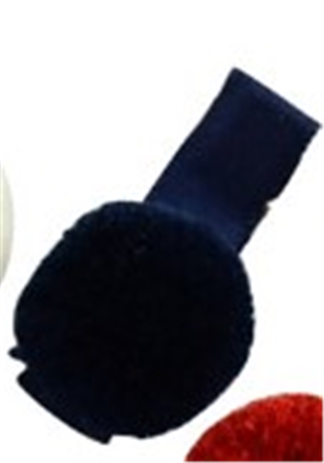 Hair ball hairpin navy