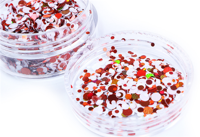 mixed color glitter packaging filler(OPP bag packaging)