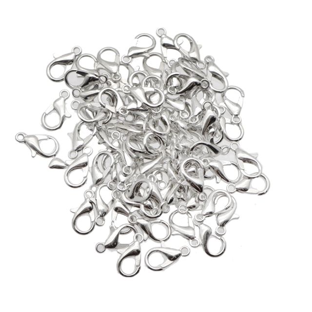 metal alloy lobster clasp silver,18mm(0.72