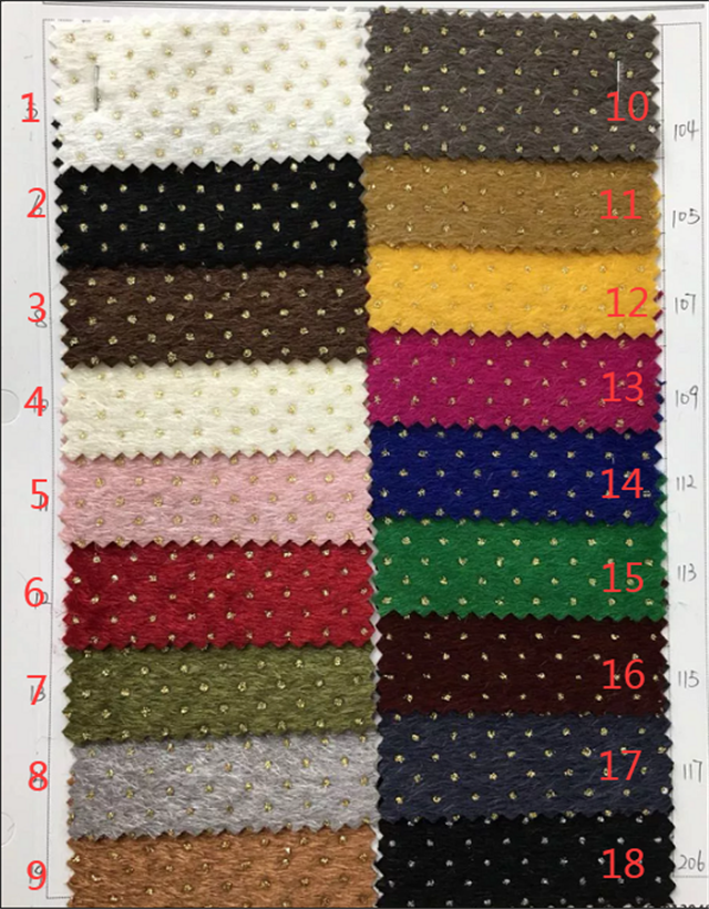 mohair plain color glitter fabric 20*33cm(7.9*13