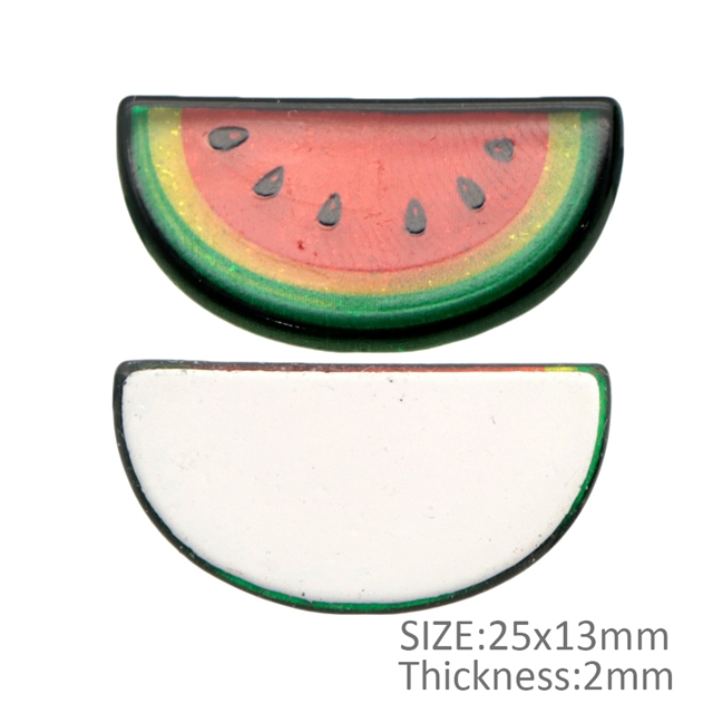 3d transparent glitter acrylic watermelon 1#