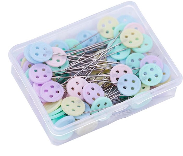 plastic flat head positioning pin buttons 50pcs/box