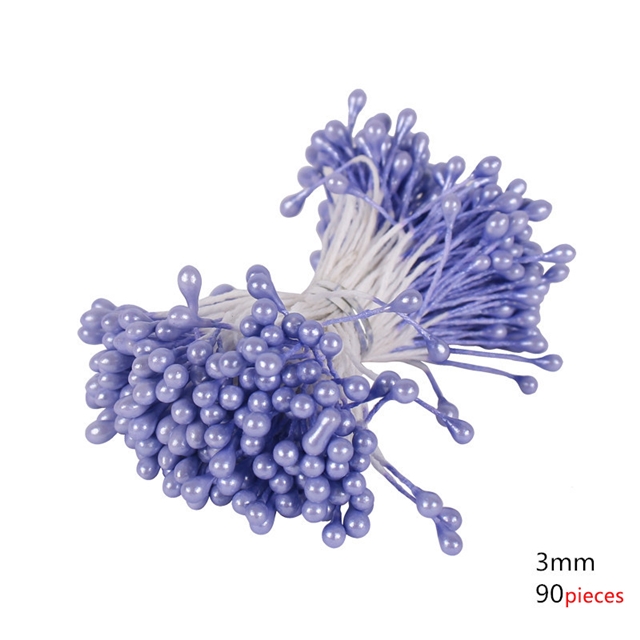 plastic Artificial flower ornament 7#,90 pcs/pack