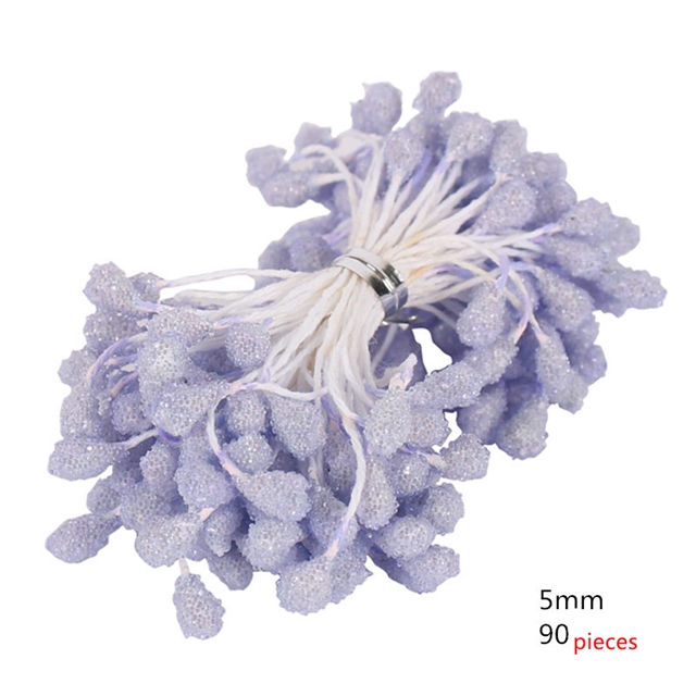 plastic Artificial flower ornament 24#,90 pcs/pack