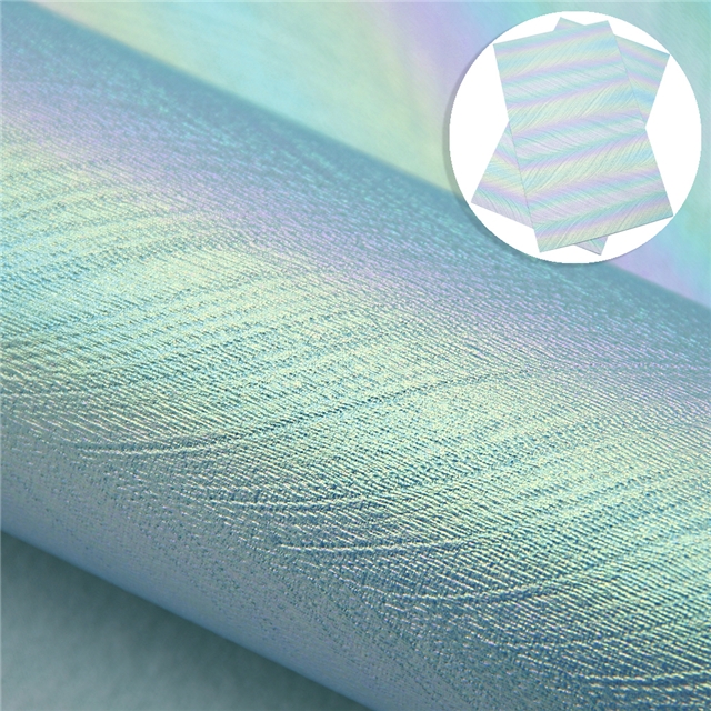 synthetic leather pearlescent iridescent synthetic leather 50*135cm(19.7*53.1