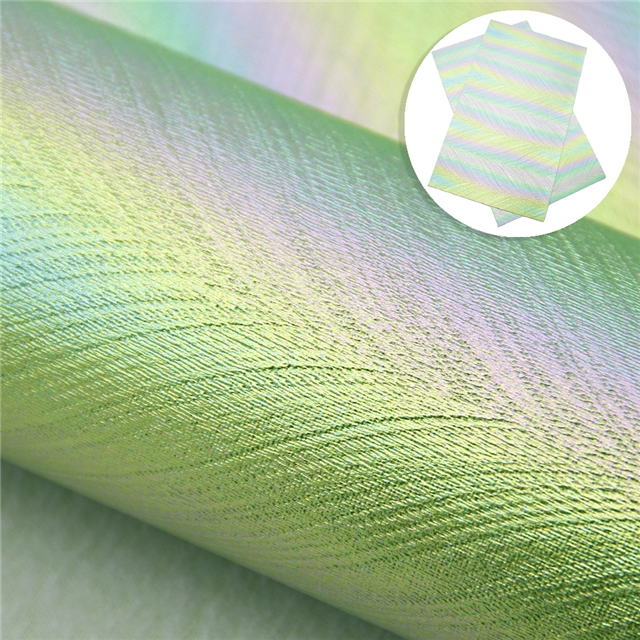 synthetic leather pearlescent iridescent synthetic leather 50*135cm(19.7*53.1