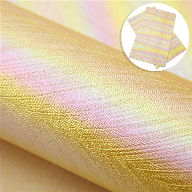 synthetic leather pearlescent iridescent synthetic leather 50*135cm(19.7*53.1