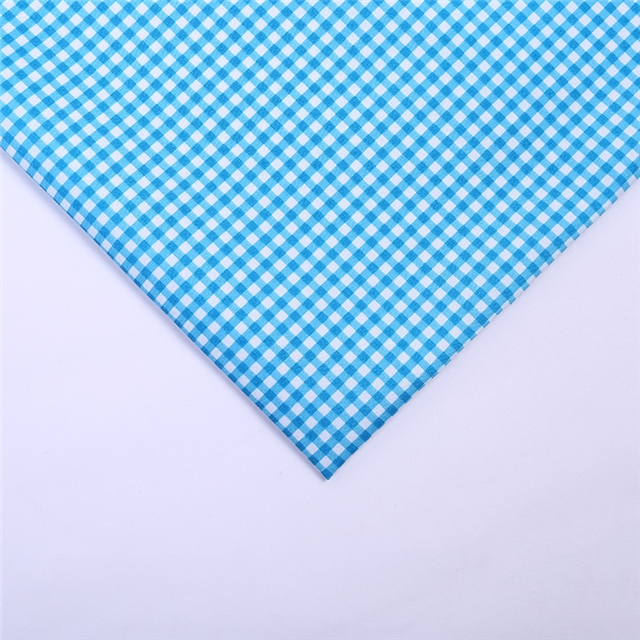 100％Polyester 100％ grid polyester fabric
