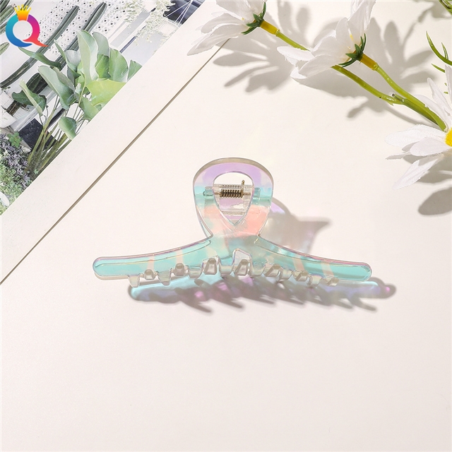acetate sheet acetate colorful gradient claw clip