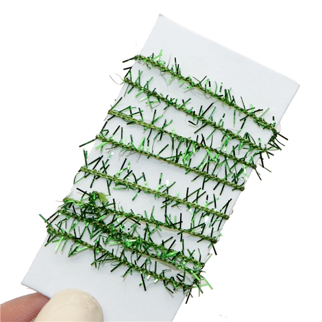 plain color gold and silver thread（about 4000yard/roll） green