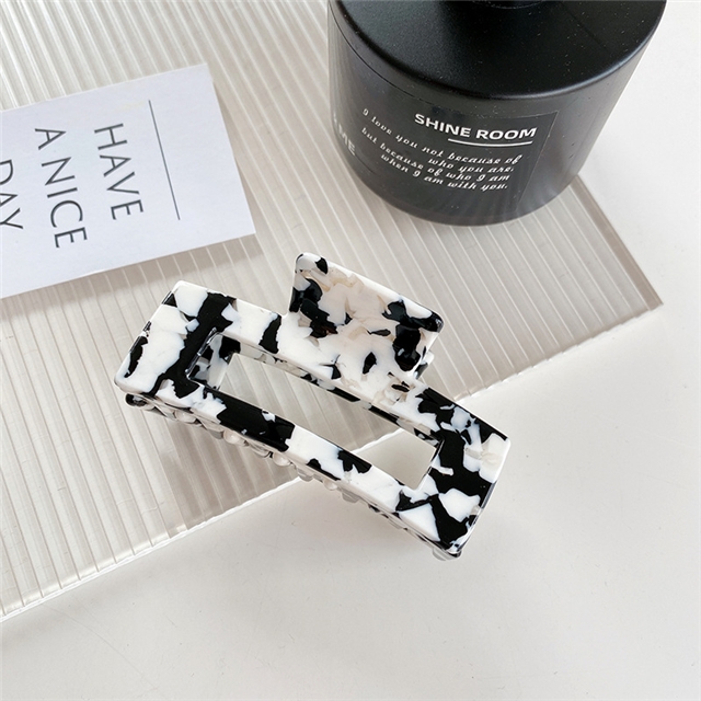 acetic acid cow color series black white acetic acid hair claw clip hairpin hair claw hair accessories