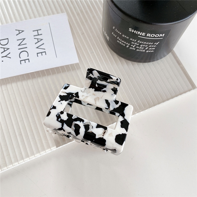 acetic acid cow color series black white acetic acid hair claw clip hairpin hair claw hair accessories