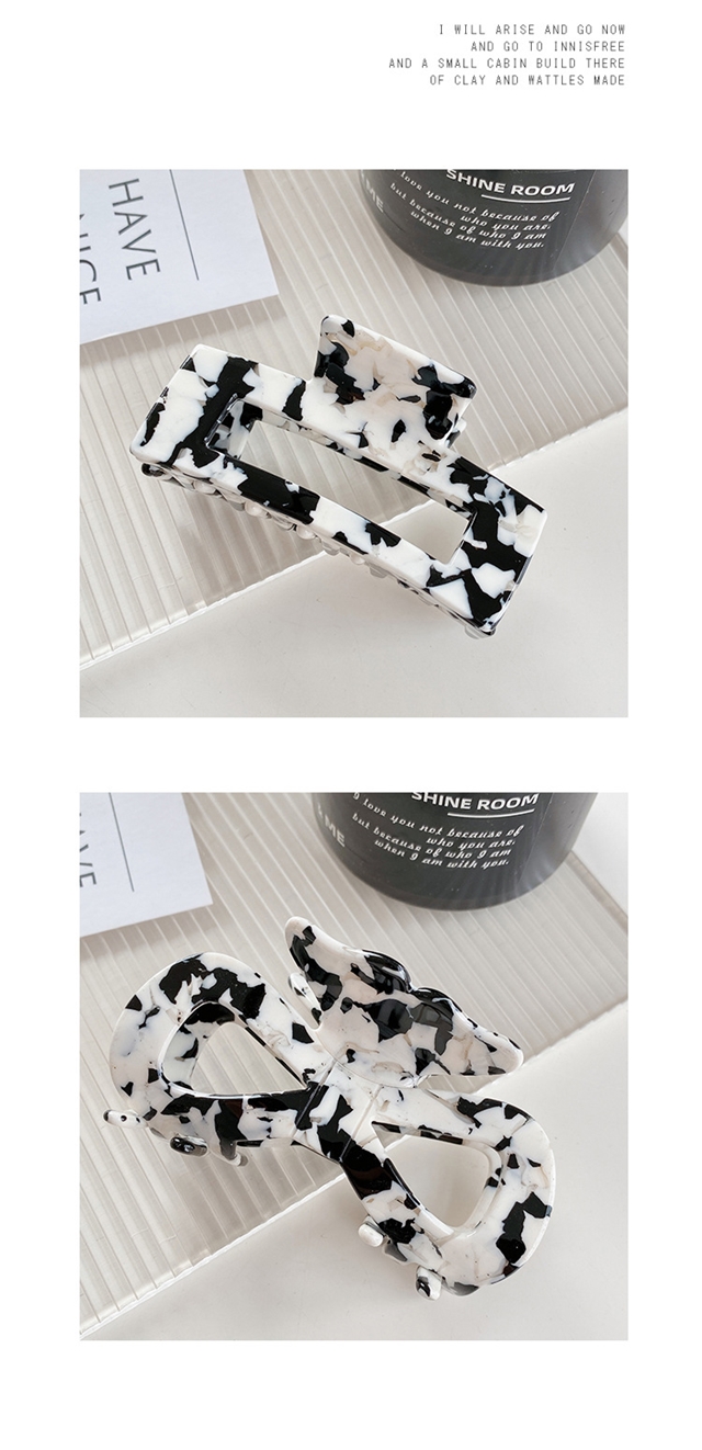 acetic acid cow color series black white acetic acid hair claw clip hairpin hair claw hair accessories