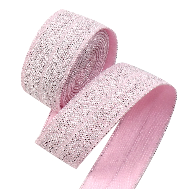 5/8" elastic metallic velvet elastic ribbon 1# 50yard