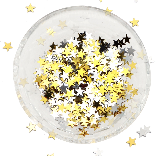 mixed color glitter packaging filler(OPP bag packaging)