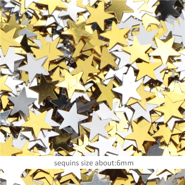 mixed color glitter packaging filler(OPP bag packaging)