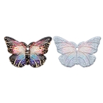 butterfly resin accessories, black gradient