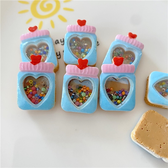 resin quicksand 3d resin accessories 9# blue+love
